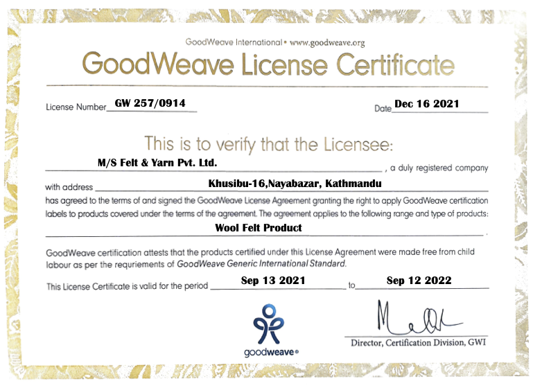 goodweave certified